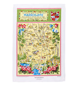 Harrogate District Limited Edition Linen Tea Towel