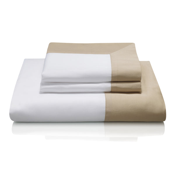 Cividale Luxury Bed Linen in Gold (Sempione) exclusive to Woods Fine Linens