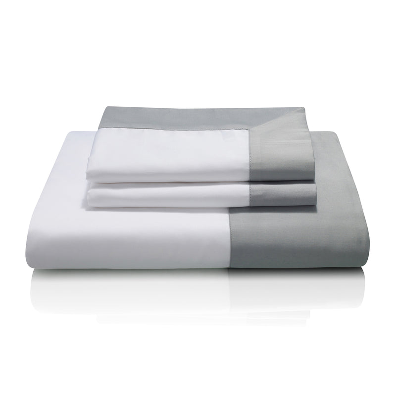 Cividale Luxury Bed Linen in Aqua (Irish Winter) exclusive to Woods Fine Linens