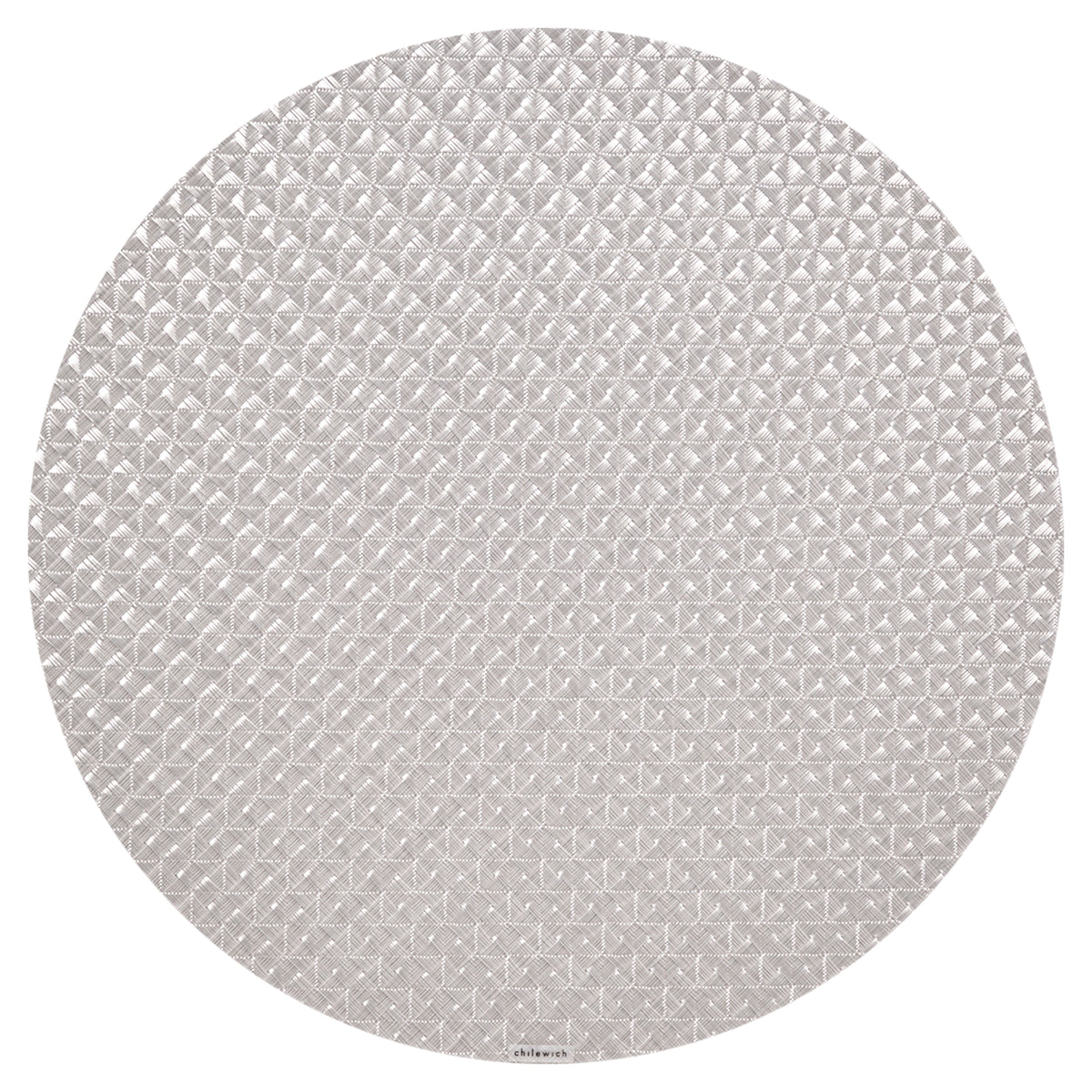 Mantel individual redondo de hielo de origami CW