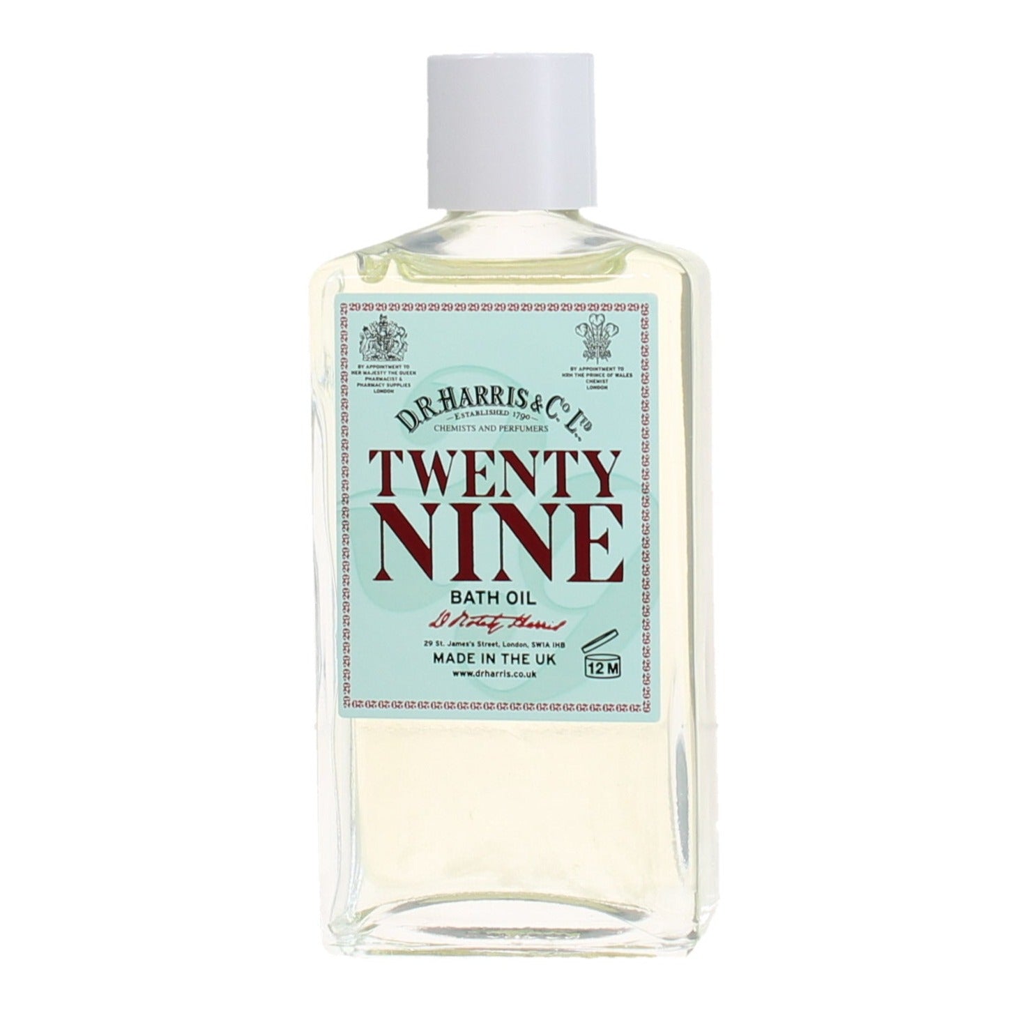 D R Harris Twenty Nine Fragranced Bath Oil