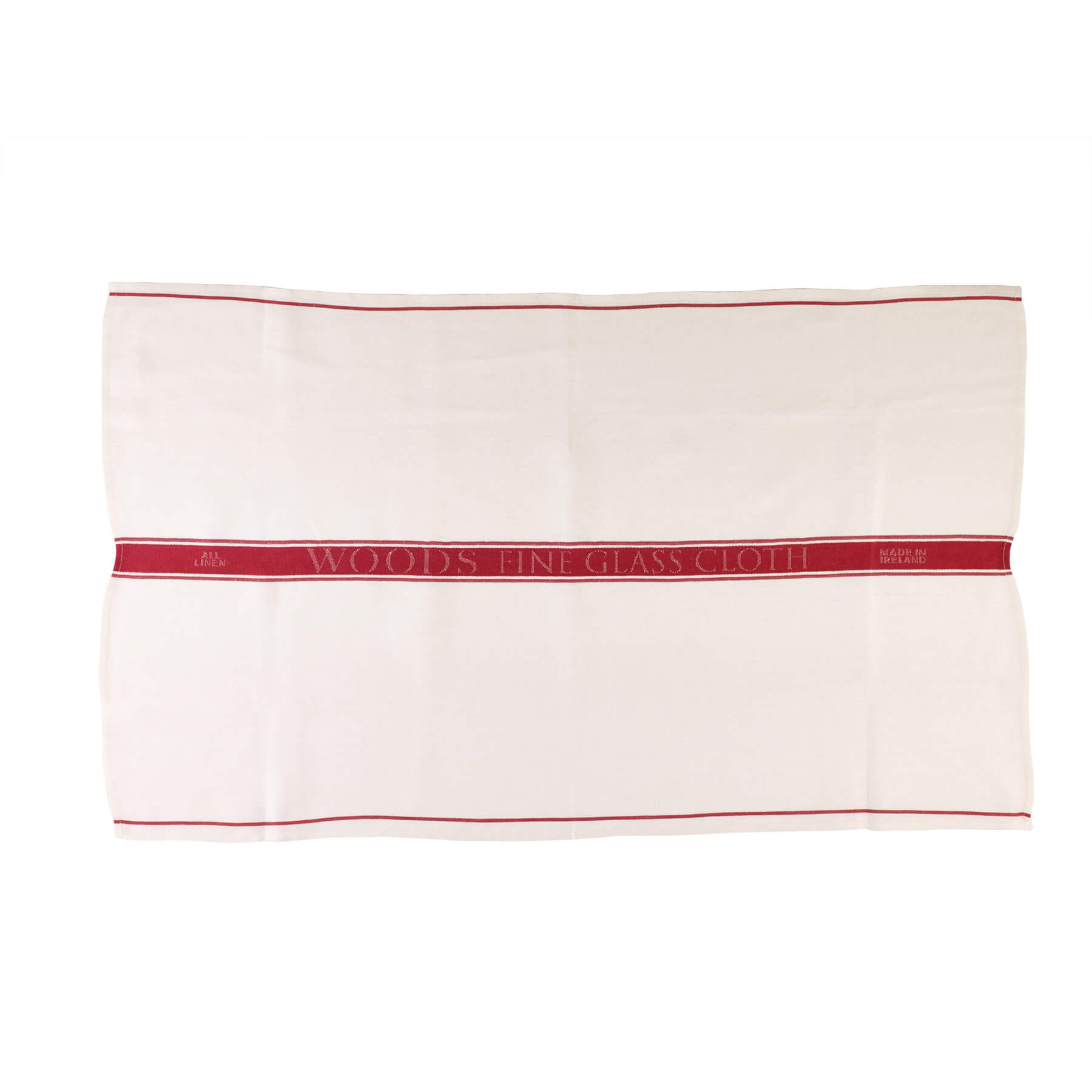 Woods Fine Irish Linen Glass Cloth