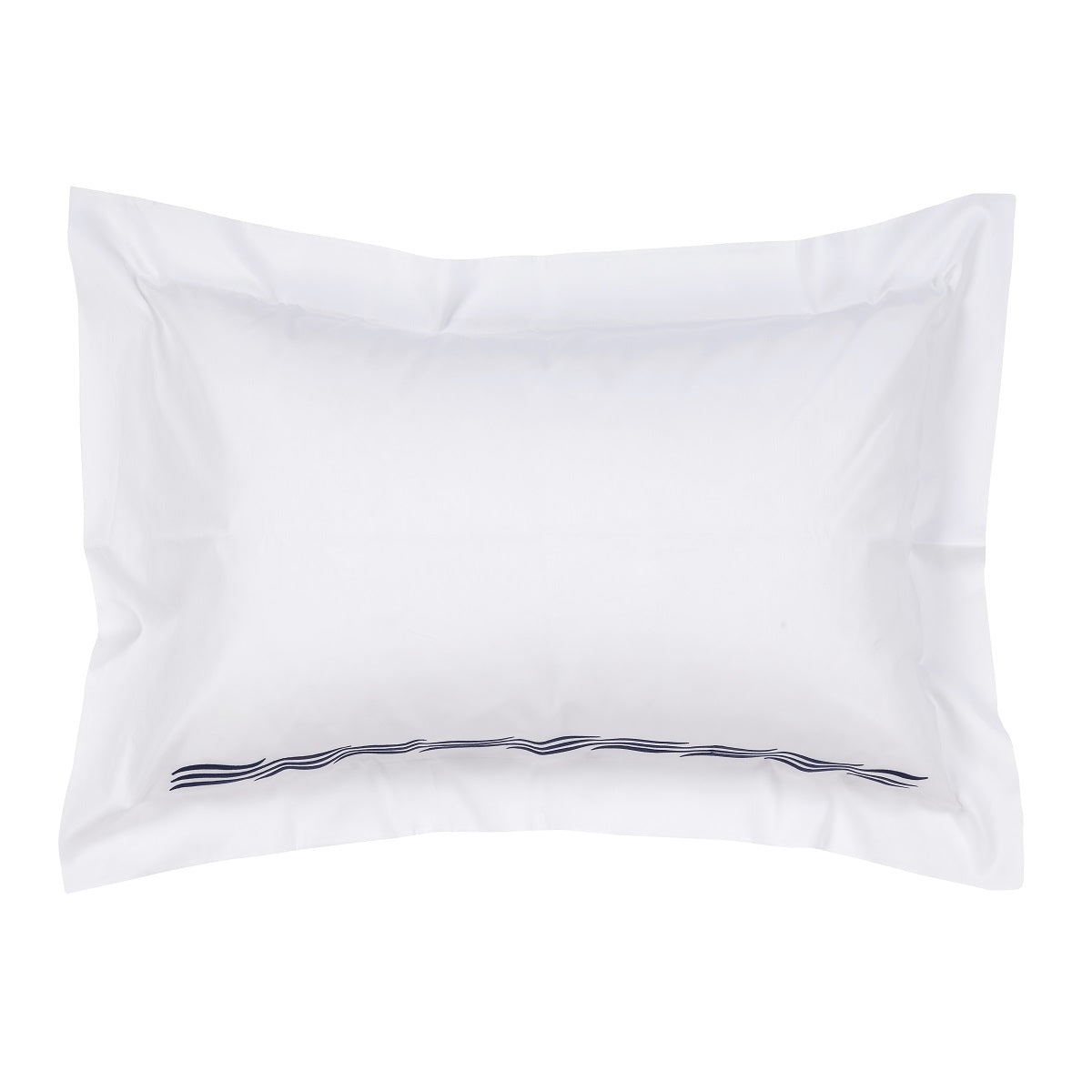 Woods Italian Classic Busetto Superfine Oxford Pillowcase Wave Design