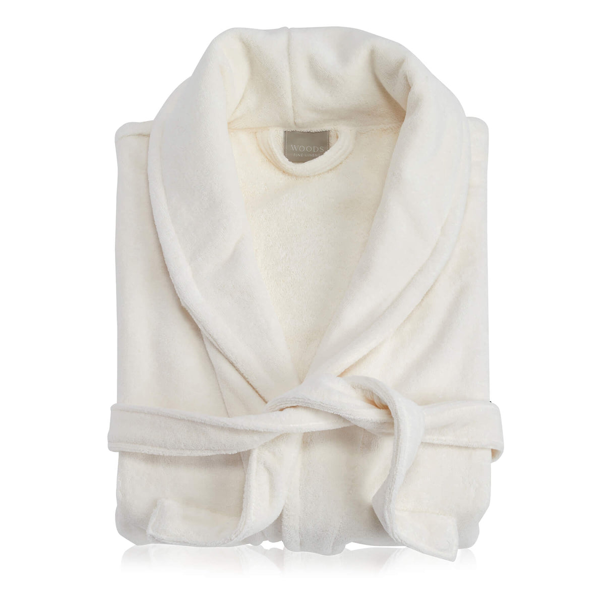 Woods Vincentia Egyptian Cotton Bath Robe Ivory